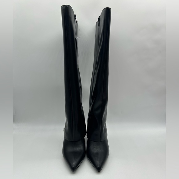 Scoop Black Knee-High Block Heel Boots | Dual Side Zippers | Women’s 7 | NWT - Picture 3 of 10